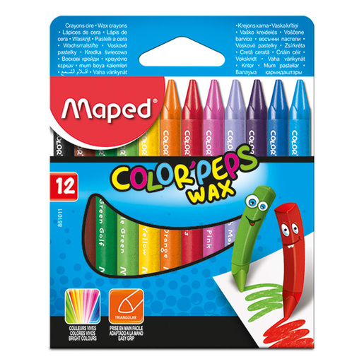 CRAYONES CERA COLOR PEPS C/12