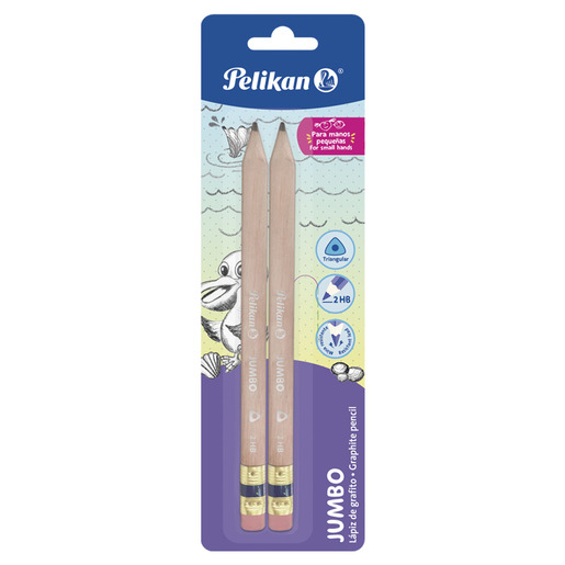 LAPIZ TRIANGULAR JUMBO  2HB B/2