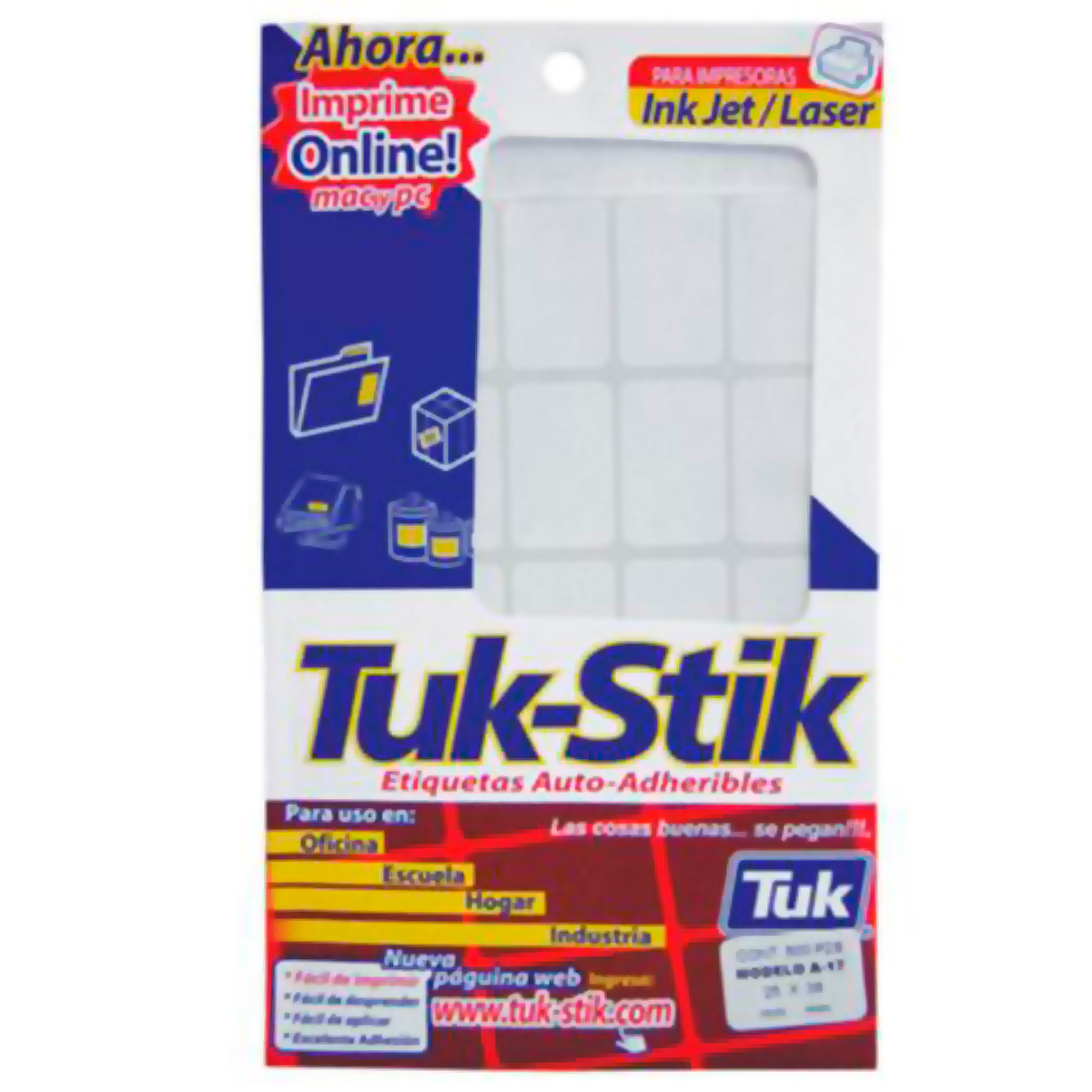 ETIQUETA TUK 25x38 C500
