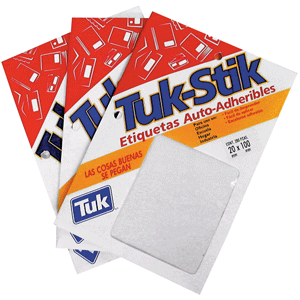 ETIQUETA TUK 5X34 C2,400