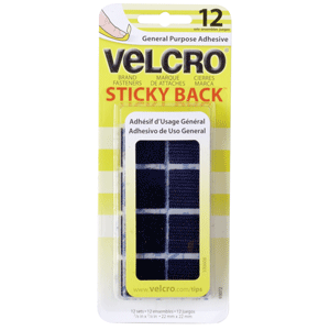 VELCRO CUADROS NEGRO SB 22MM