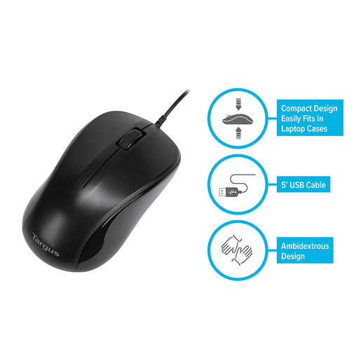 MOUSE TARGUS OPTICO AMU80US