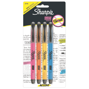 MARCATEXO SHARPIE ACCENT DELGADO SURTIDO 4U MARCATEXO SHARPIE ACCENT DELGADO SURTIDO 4U
