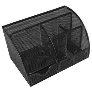 ORGANIZADOR RECTANGULO MESH P/ESCRITORIO COLOR NEGRO ORGANIZADOR RECTANGULO MESH P/ESCRITORIO COLOR NEGRO