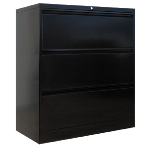 ARCHIVERO LAT 3 GAVETAS NEGRO