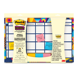 POST-IT SUPER STICKY PLANIFICADOR SEMANAL