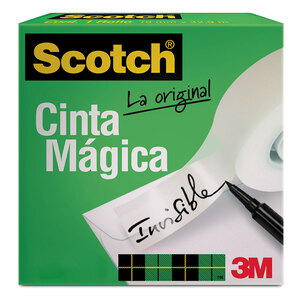 SCOTCH CINTA MÁGICA EN CAJA, 19 MM X 33 M