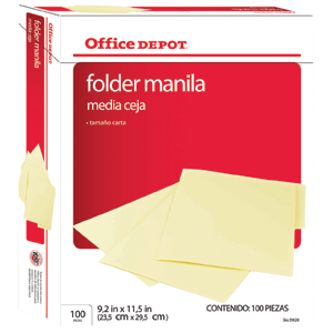 FOLDER CARTA MANILA OD 100 P. TRADICIONAL