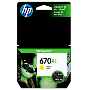 CARTUCHO HP 670 AMARILLO ALTO