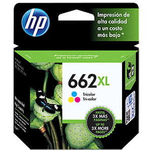 CARTUCHO DE TINTA HP 662 XL TRICOLOR CARTUCHO DE TINTA HP 662 XL TRICOLOR
