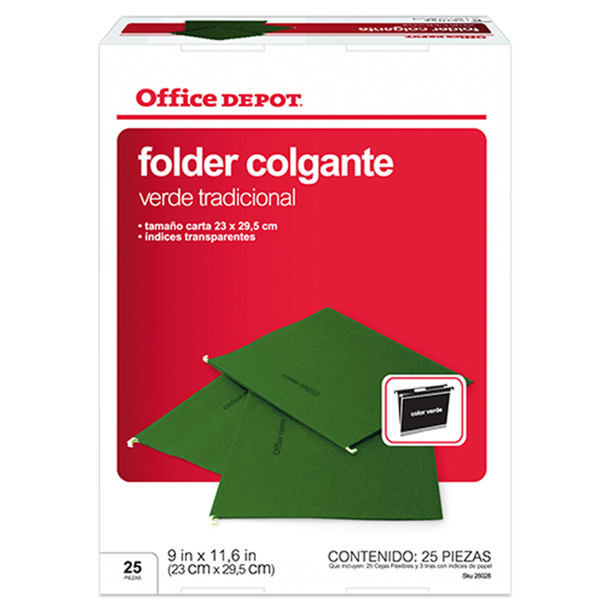 FOLDER COLGANTE OD CTA VE 25PZ