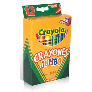 CRAYONES CRAYOLA JUMBO CAJA 12U