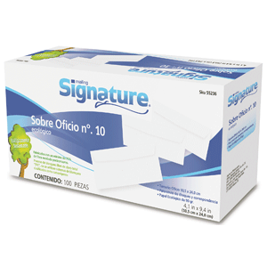 SOBRE OFICIO  10 ECOLOGICO 100 SOBRE OFICIO  10 ECOLOGICO 100