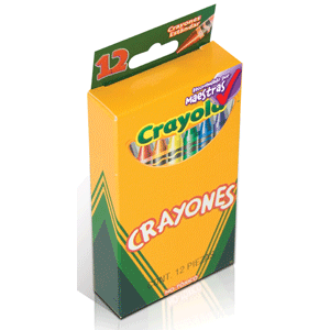 CRAYONES CRAYOLA CLASICOS 12U