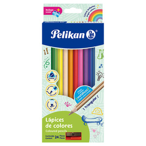 LAPIZ TRIANG COLORES C/24 LARGO LAPIZ TRIANG COLORES C/24 LARGO