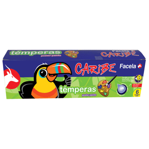 TEMPERAS CARIBE 6 UNIDADES