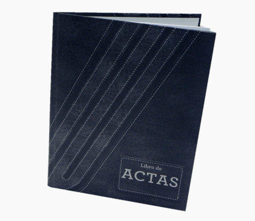 LIBRO DE ACTAS PORTADA PLASTIFICADA DE 200 FOLIOS