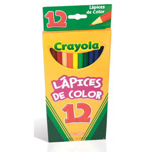 LÁPICES DE COLORES LARGOS CAJA C/12