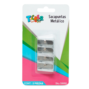 SACAPUNTAS METALICO DOBLE TALLA SACAPUNTAS METALICO DOBLE TALLA