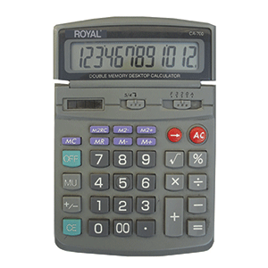 CALCULADORA ROYAL CONSUMER CA-700 C00047 CALCULADORA ROYAL CONSUMER CA-700 C00047