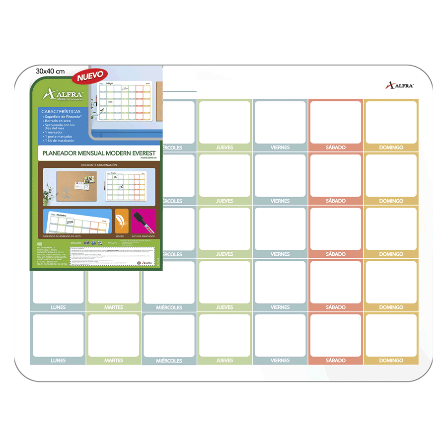 PINTARRON AGENDA MODERN 30X40