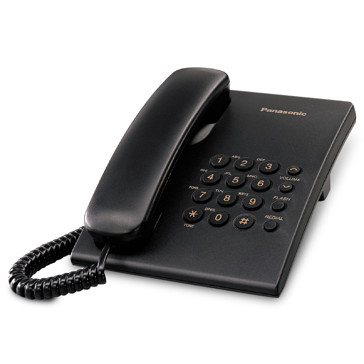 TELEFONO PANASONIC NEGRO TS500