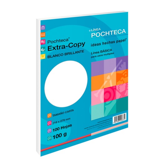 PAPEL EXTRA-COPY BRILLANTE 100G CTA 100 HJS  (COUCHE)