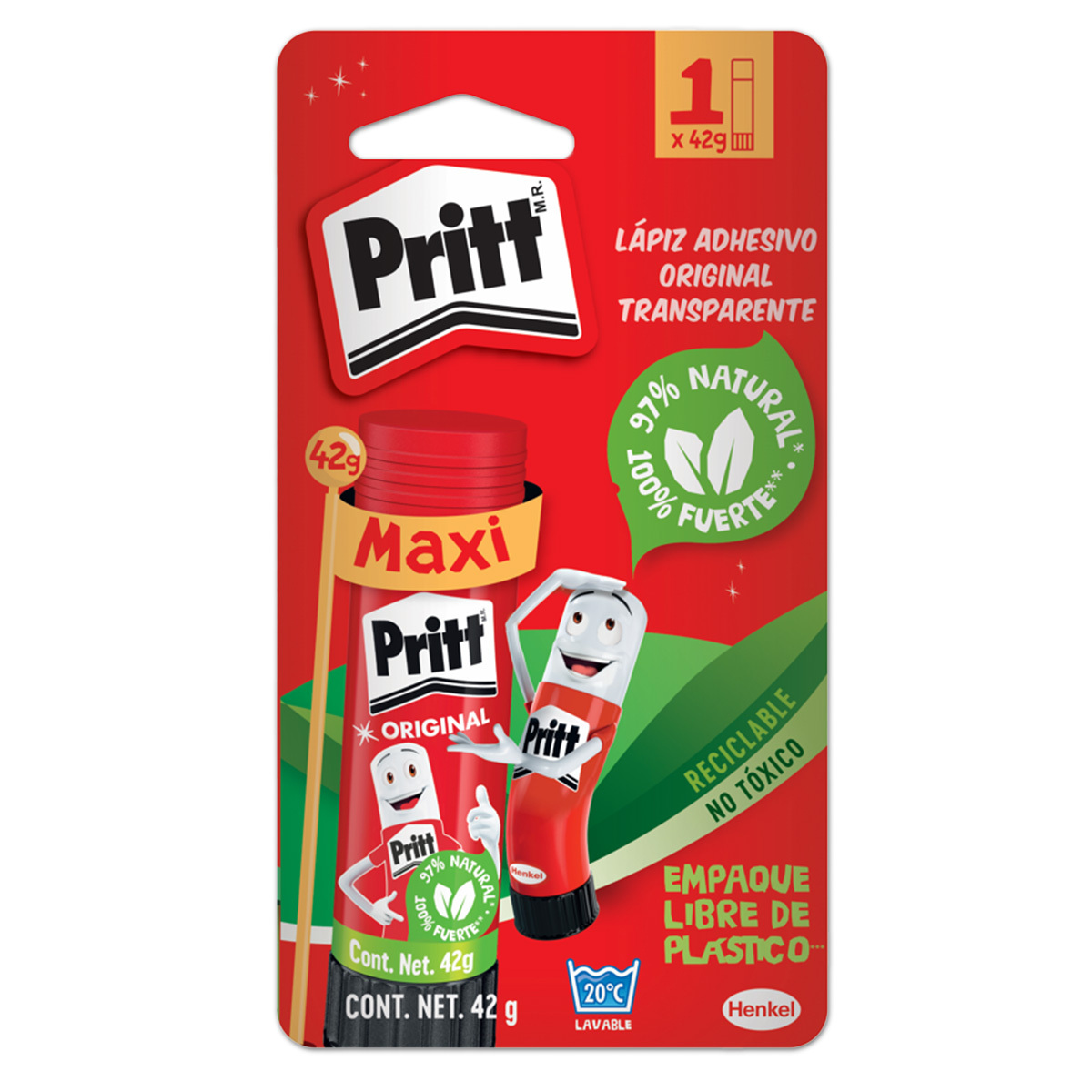 LAPIZ ADHESIVO PRITT 42 GR PZA