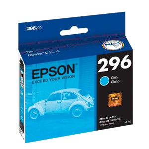 CARTUCHO DE TINTA EPSON 296 CIAN
