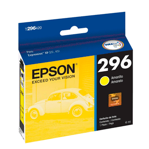 CARTUCHO DE TINTA EPSON 296 AMARILLO