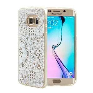 ESTUCHE PRODIGEE GALAXY S6 EDGE LACE BLANCO