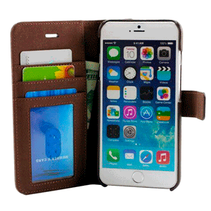 FOLIO PRODIGEE IPHONE 6 CAFÉ