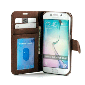 FOLIO PRODIGEE GALAXY S6 EDGE CAFÉ