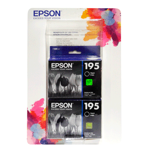 CARTUCHO EPSON 195 NEGRO 2PK