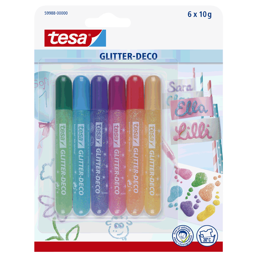 TESA DECORADORES CON BRILLANTINA