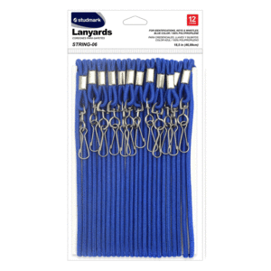 CORDON CON CLIP DE METAL AZ P-CREDENCIAL 12 PIEZAS CORDON CON CLIP DE METAL AZ P-CREDENCIAL 12 PIEZAS