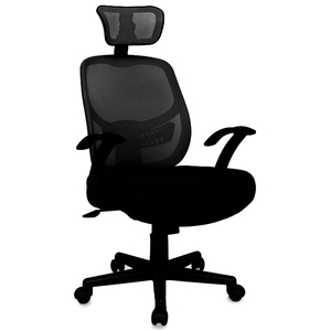 SILLA GERENCIAL MESH, CON CABECERA, GRIS/NEGRO SILLA GERENCIAL MESH, CON CABECERA, GRIS/NEGRO
