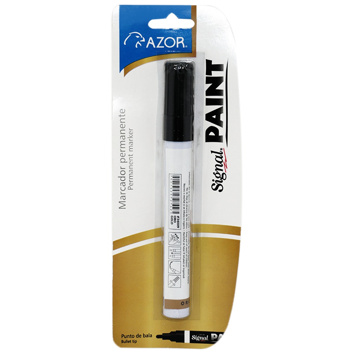MARCADOR SIGNAL PAINT BLISTER C/1 PZA ORO