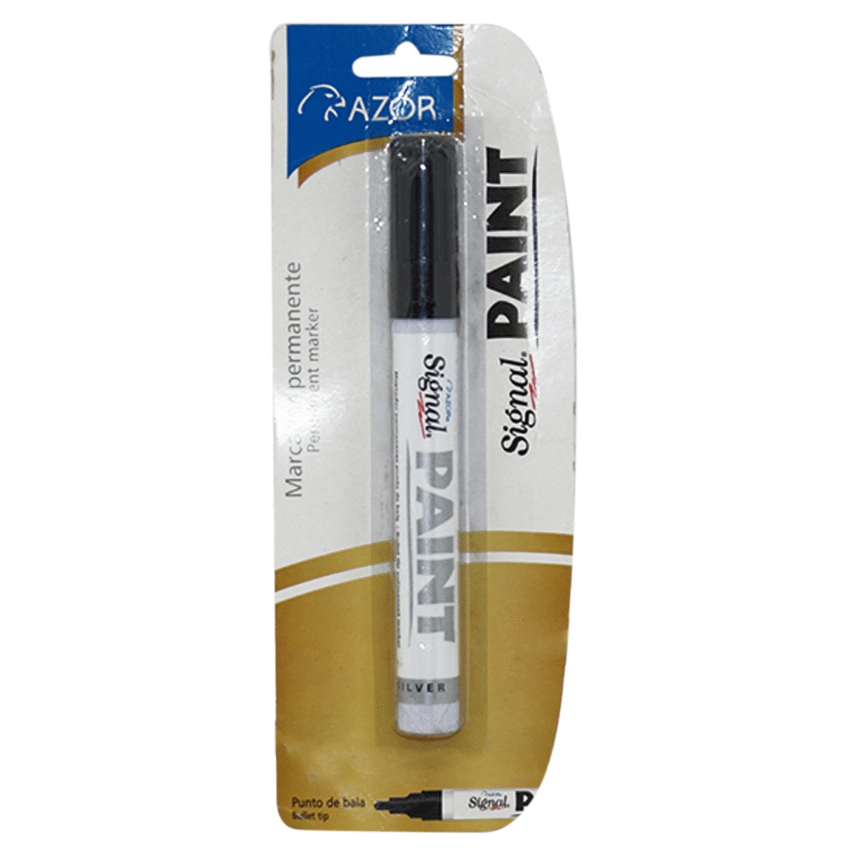 MARCADOR SIGNAL PAINT BLISTER C/1 PZA PLATA