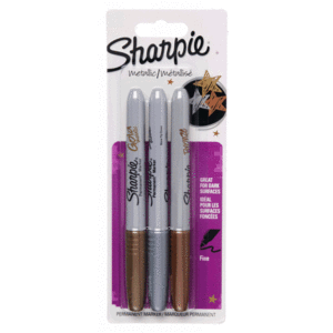 MARCADOR ERMANENTE SHARPIE METALLICS 3U MARCADOR ERMANENTE SHARPIE METALLICS 3U