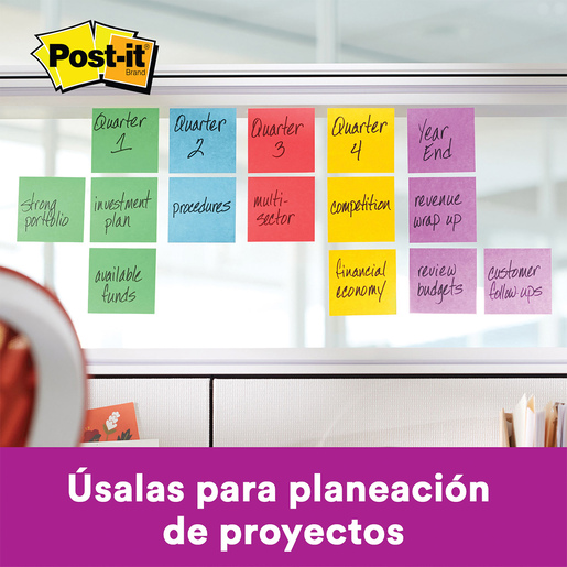 NOTAS ADHESIVAS POST IT SUPER STICKY NOTES 5U