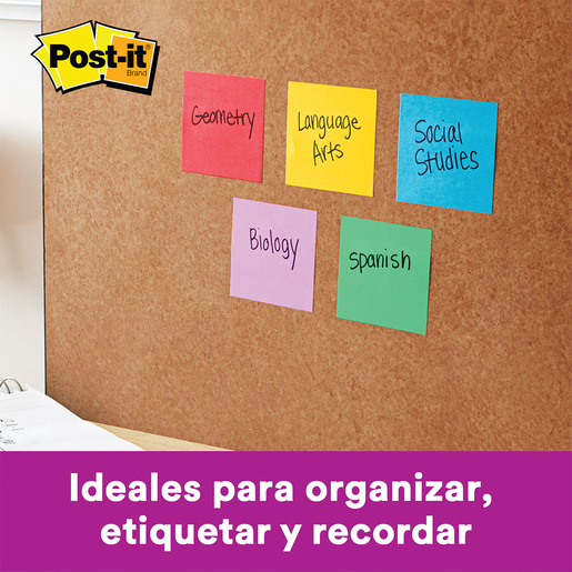 NOTAS ADHESIVAS POST IT SUPER STICKY NOTES 5U