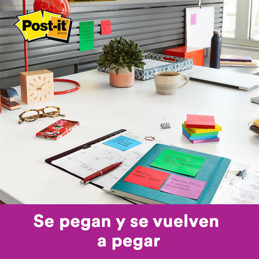 NOTAS ADHESIVAS POST IT SUPER STICKY NOTES 5U