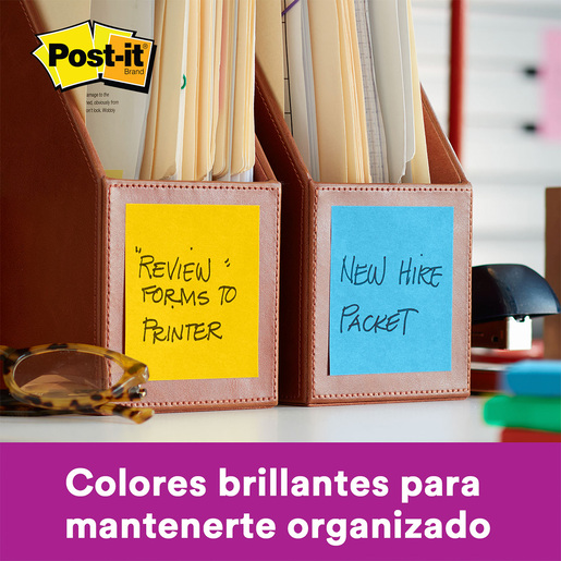 NOTAS ADHESIVAS POST IT SUPER STICKY NOTES 5U