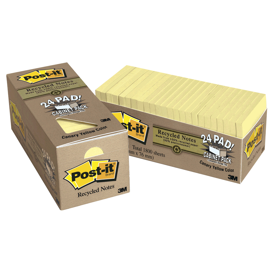 POST-IT AMARILLO 3X3 75H PQ/24