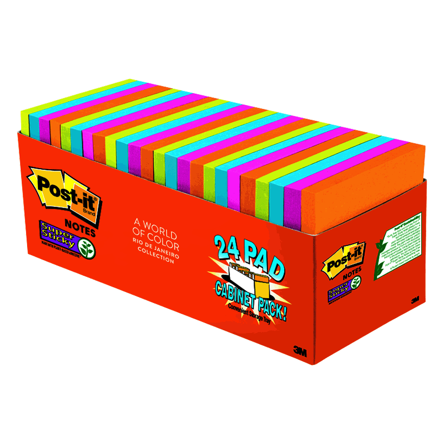POST-IT RIO 3X3 70H PQ/24