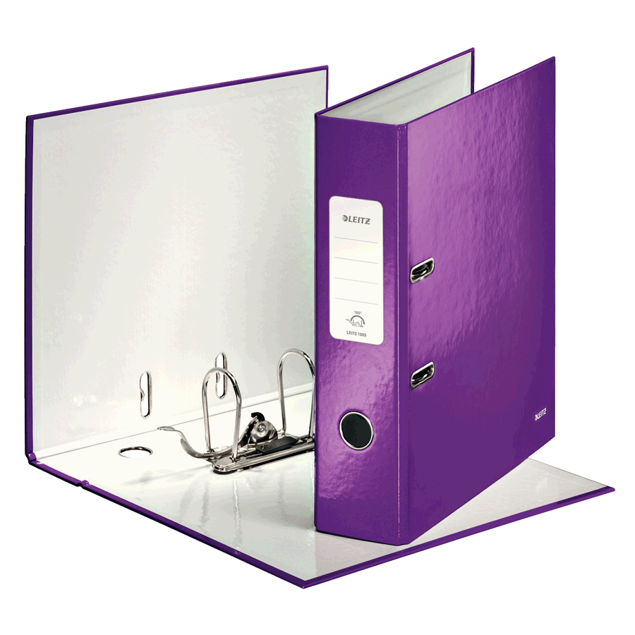 ARCHIVADOR LEITZ WOW MORADO