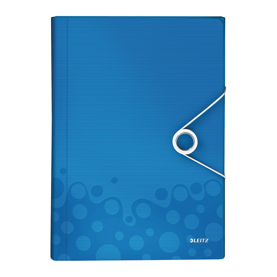 FOLDER ESPAÑOL PLASTICO LEITZ WOW AZUL