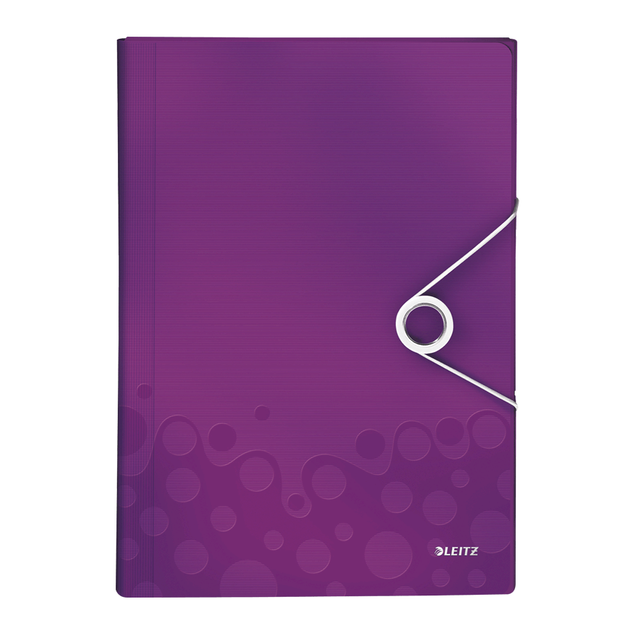 FOLDER ESPAÑOL PLASTICO LEITZ WOW MORADO