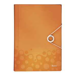 FOLDER ESPAÑOL PLASTICO LEITZ WOW NARANJA